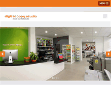 Tablet Screenshot of digitalcopystudio.com